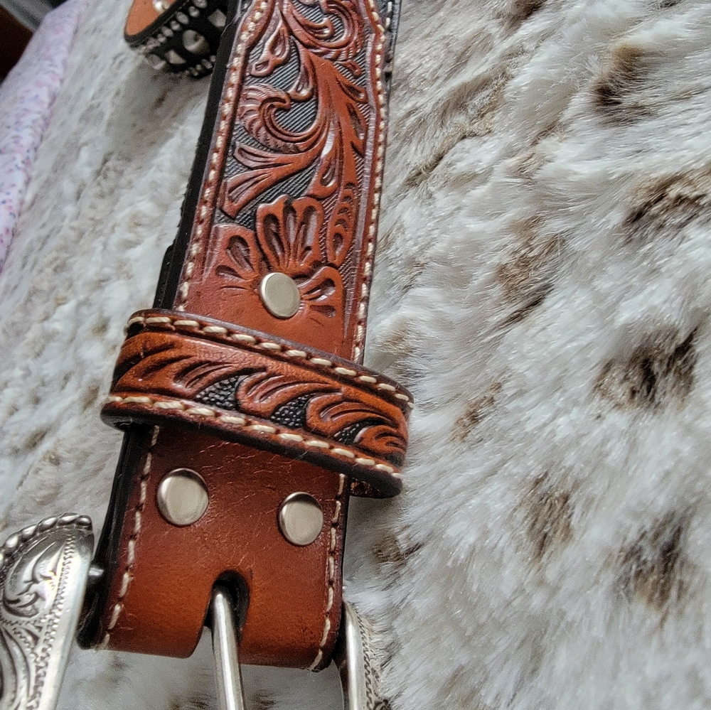 Western Leather Belt